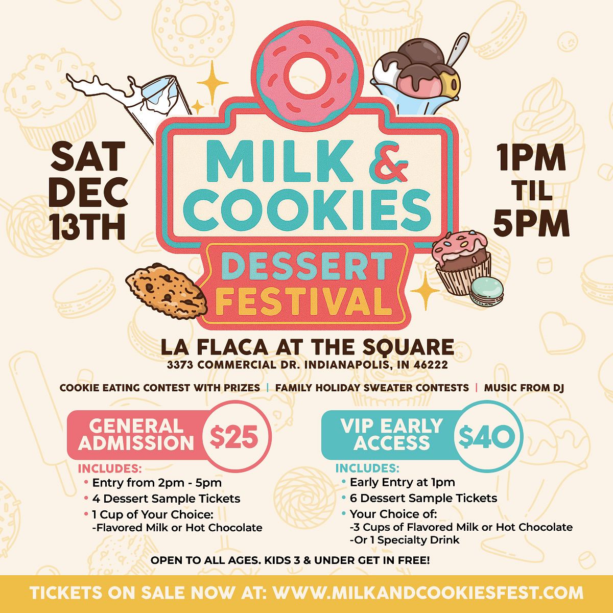 Milk and Cookies Dessert Festival