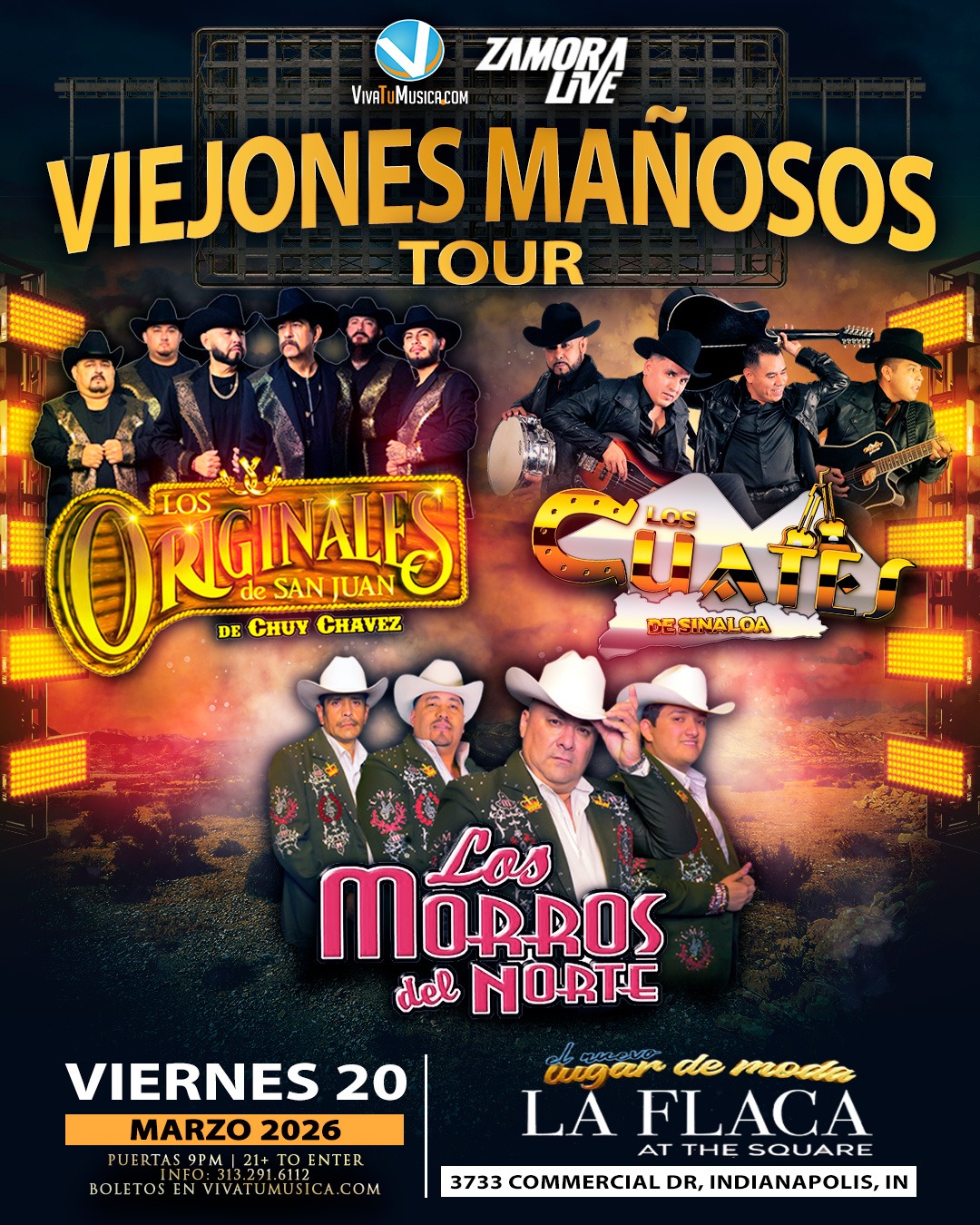 Los Originales de San Juan, Los Cuates de Sinaloa, Los Morros del Norte