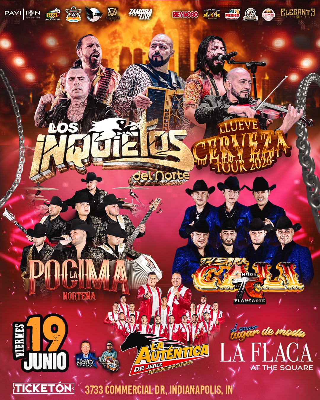 Los Inquietos Del Norte en Indianapolis